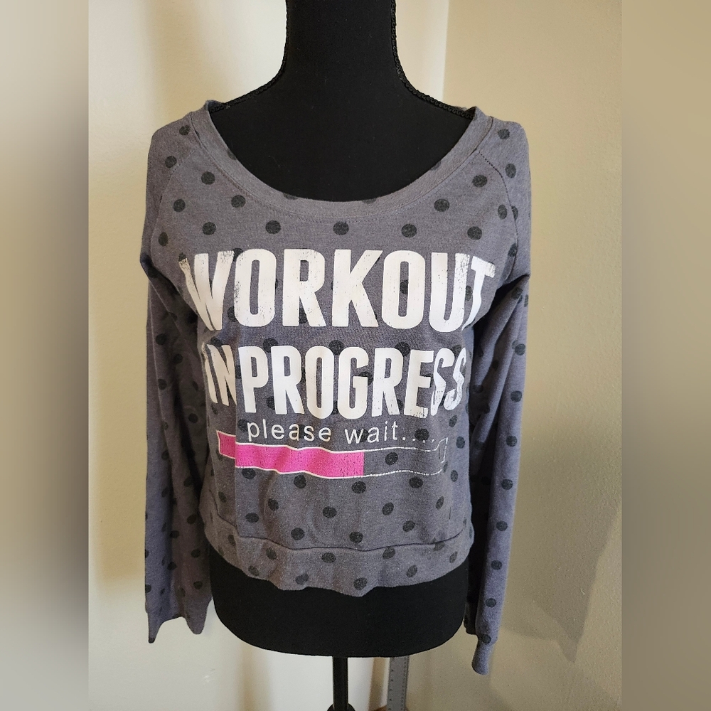 Funny Workout Long Sleeve Sweater